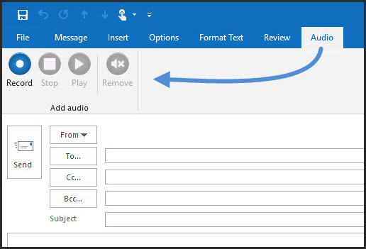 Audio for Outlook image